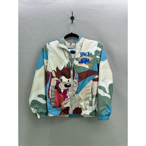 Members Only Space Jam A New Legacy Kids Camo Tune Squad Jacket Multicolor 10/12 - Picture 2 of 8